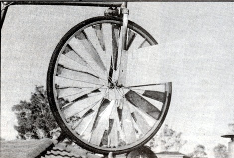 The bicycle wheel wind generator 